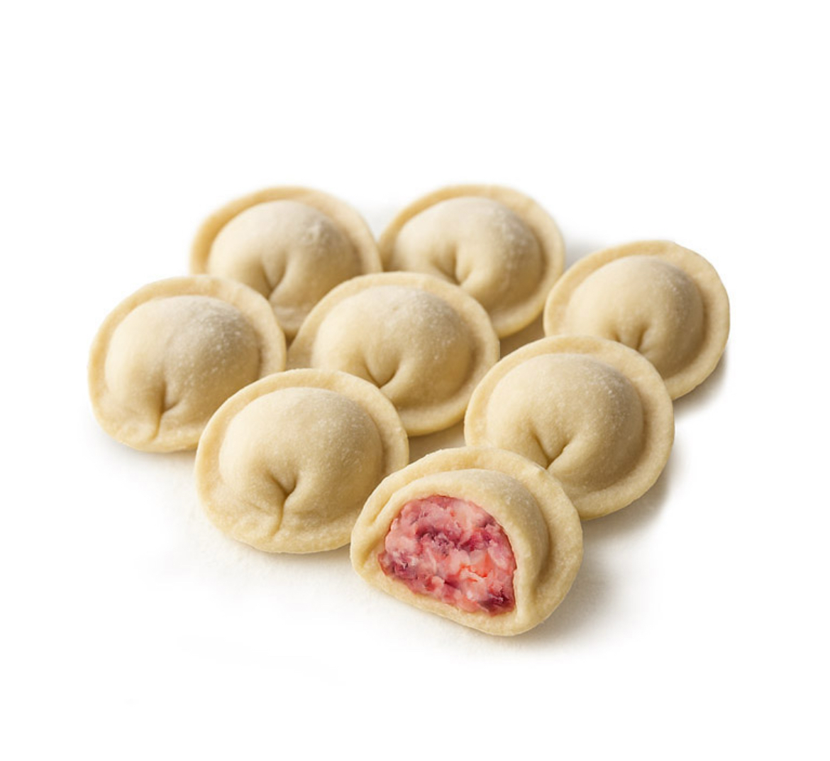 Пельмені з яловичиною та куркою